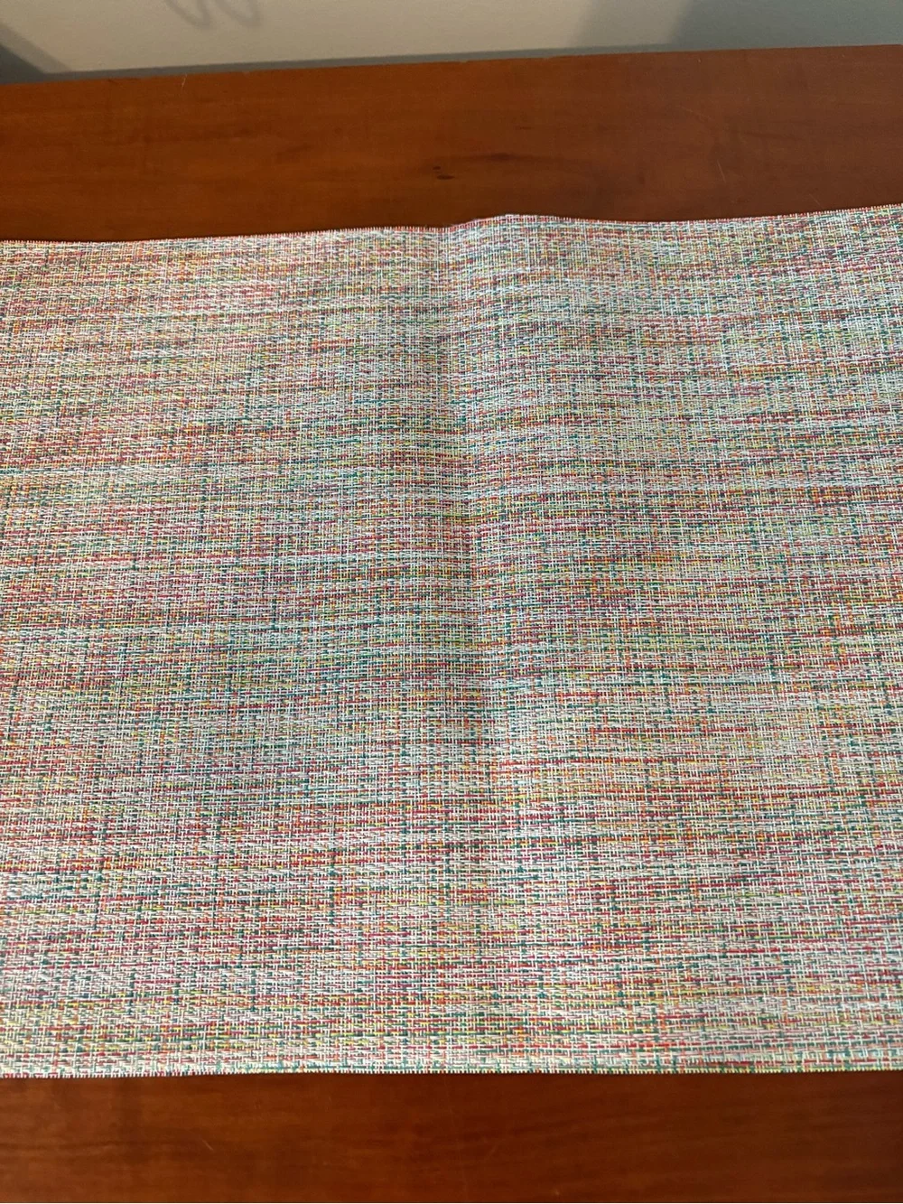 Food Network Woven Vinyl Placemat Set of 4 NWT Multicolor 13x19
